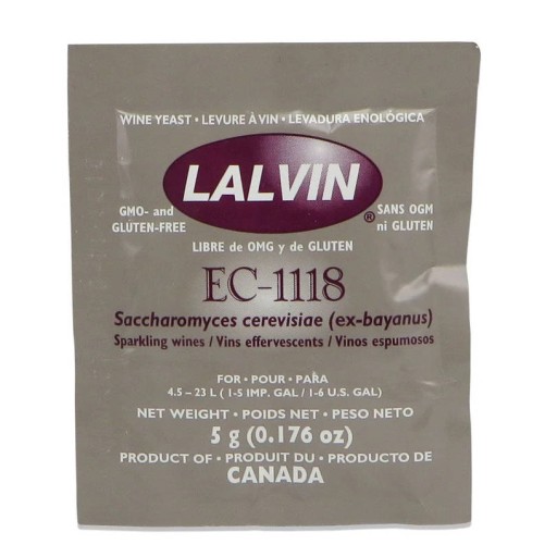 YEAST, LALVIN EC-1118